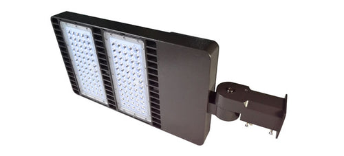 LED PARKING LOT LIGHT 180 WATT / 24000LM 4000-4500K   90-305 VOLT OR 180-528VOLT OPTION