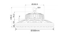 LED HIGH BAY / LOW BAY LIGHT 100-150-200 WATT WITH MOTION SENSOR AND DIMMING  90-305 VOLT